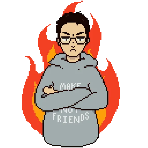 😡 Стикер «MMNF» для Telegram