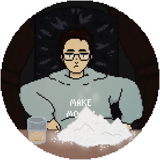 🥴 Стикер «MMNF» для Telegram