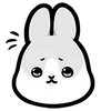 Стикер 50 Machiko Rabbit