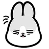 Стикер 54 Machiko Rabbit
