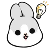 Стикер 10 Machiko Rabbit