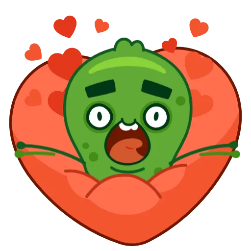 🤩 Стикер «Лихой огурчик» для Telegram