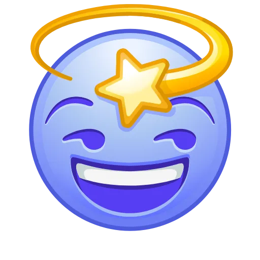 Стикер 45 Crazyemoji