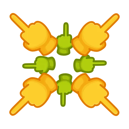 Стикер 51 Crazyemoji