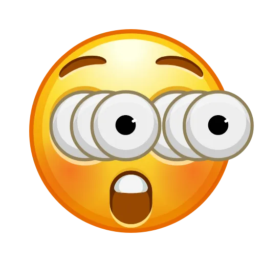 Стикер 21 Crazyemoji