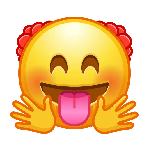 Стикер 22 Crazyemoji