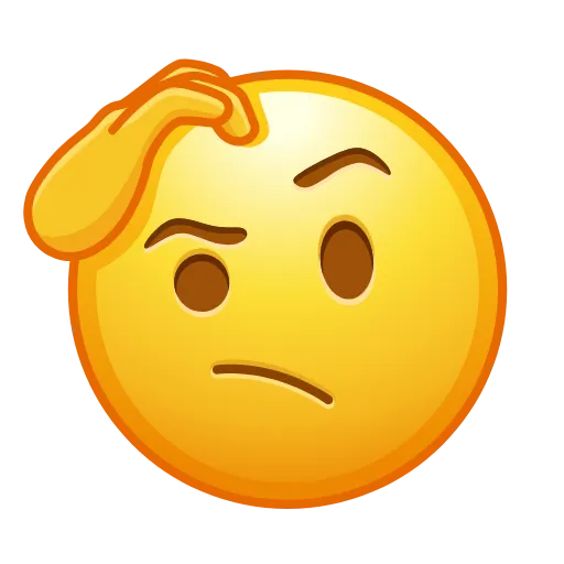 Стикер 19 Crazy Emoji 2