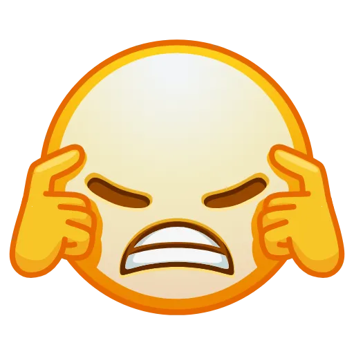Стикер 21 Crazy Emoji 2