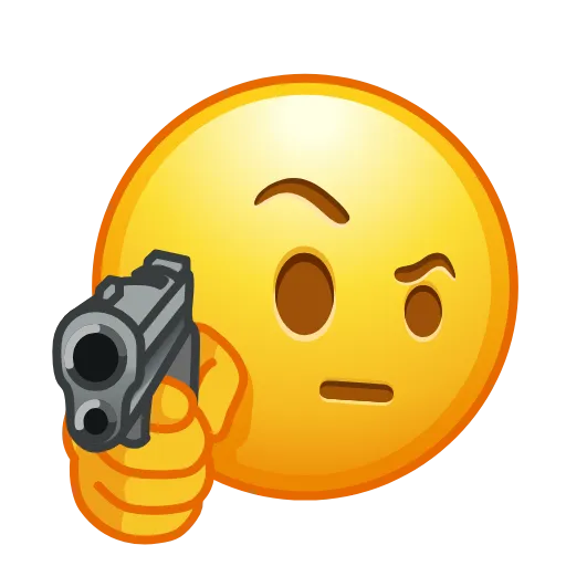 Стикер 18 Crazy Emoji 2