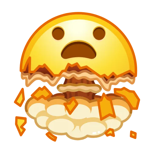 Стикер 42 Crazy Emoji 2