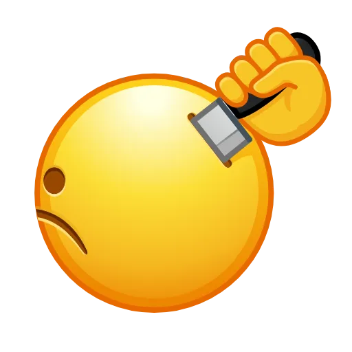 Стикер 46 Crazy Emoji 2