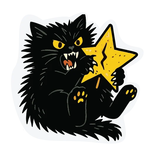 😳 Стикер «Mad new year» для Telegram