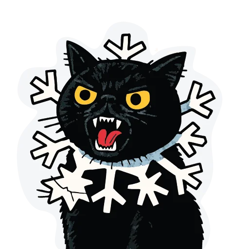 🤬 Стикер «Mad new year» для Telegram