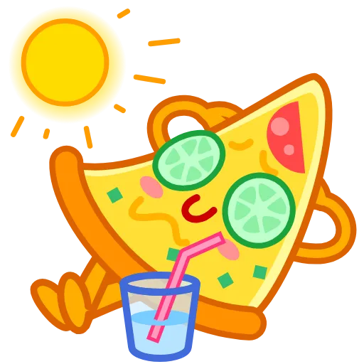 Стикер 18 Madam Pizza