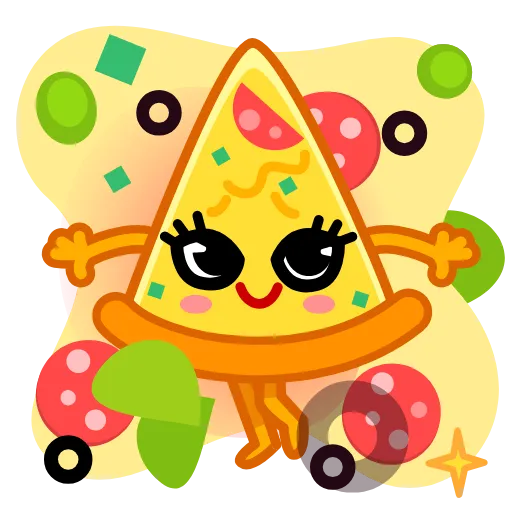 Стикер 17 Madam Pizza