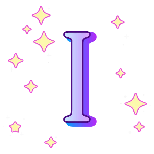 Стикер 44 decor #fonts #static #vector