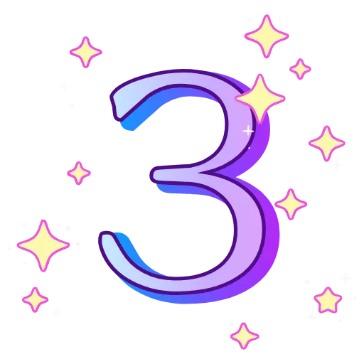 Стикер 9 decor #fonts #static #vector