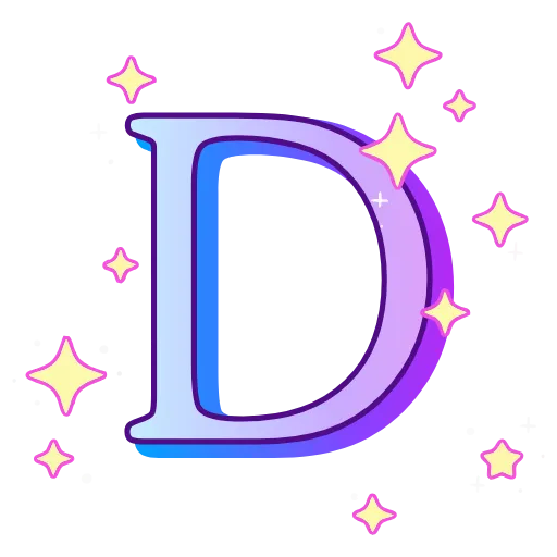 Стикер 41 decor #fonts #static #vector