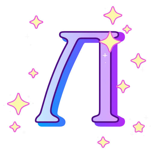 Стикер 13 decor #fonts #static #vector