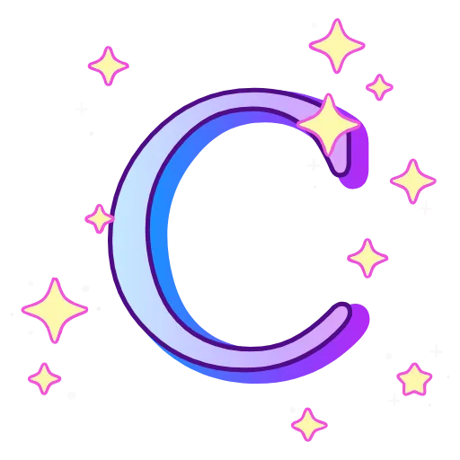 Стикер 19 decor #fonts #static #vector