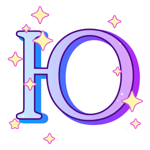 Стикер 32 decor #fonts #static #vector