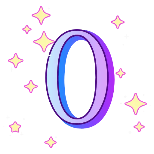 Стикер 60 decor #fonts #static #vector