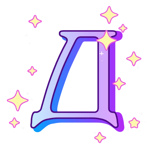 Стикер 5 decor #fonts #static #vector