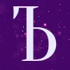 🎆 Эмодзи «Фиолетовые магические буквы и эмодзи» для Telegram