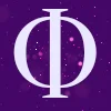 🎆 Эмодзи «Фиолетовые магические буквы и эмодзи» для Telegram