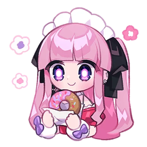 🍮 Стикер «Cute Maid» для Telegram