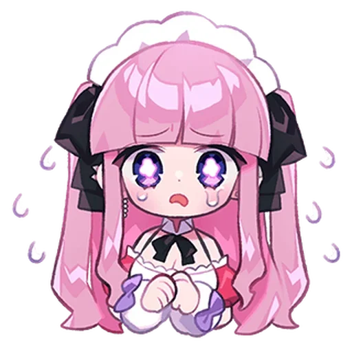🍮 Стикер «Cute Maid» для Telegram