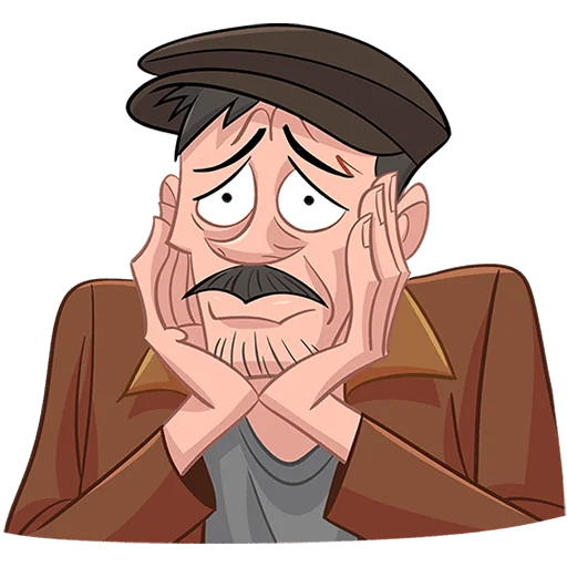 😔 Стикер «Майор Гром без текста» для Telegram