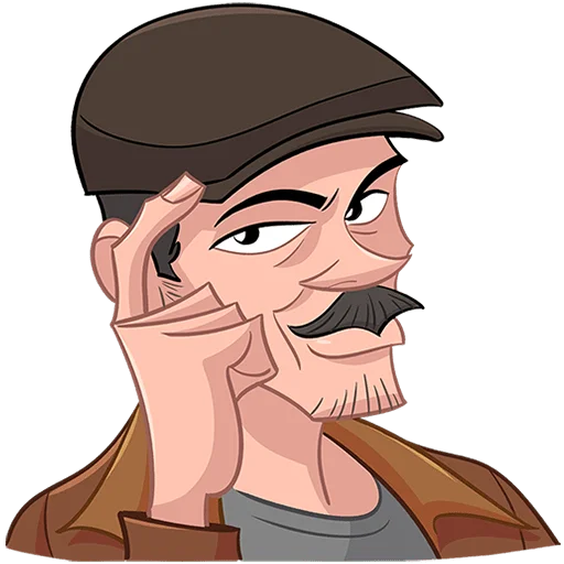 🧠 Стикер «Майор Гром без текста» для Telegram