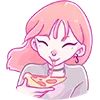 🍕 Эмодзи «Малин -» для Telegram