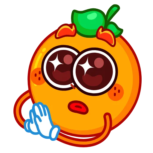 🙏 Эмодзи «Мандариныч» для Telegram