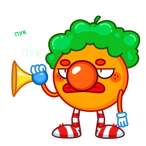 🤡 Эмодзи «Мандариныч» для Telegram