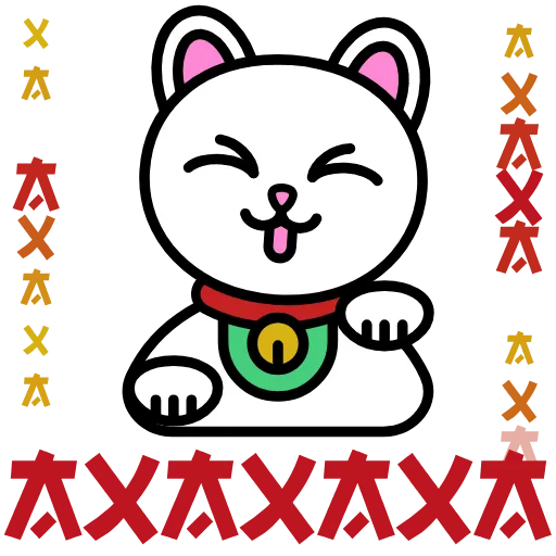 😂 Эмодзи «Maneki Neko» для Telegram