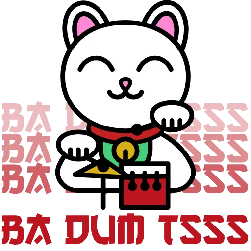 🥁 Эмодзи «Maneki Neko» для Telegram