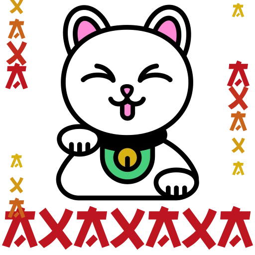 😀 Стикер «Maneki Neko» для Telegram