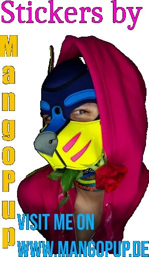 Стикерпак Mango Pup для Telegram — скачать