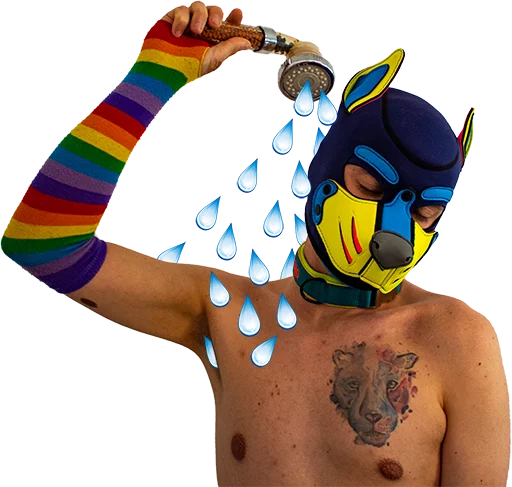 🚿 Стикер «Mango Pup» для Telegram