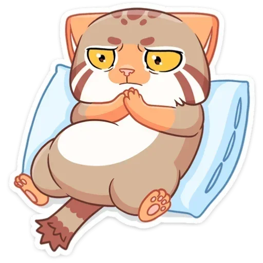 😐 Стикер «Манул Ур без надписей» для Telegram