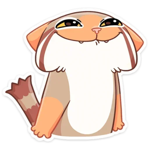 ☺ Стикер «Манул Ур без надписей» для Telegram