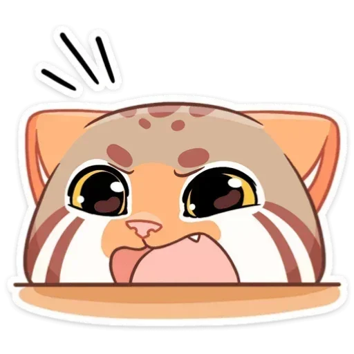 😠 Стикер «Манул Ур без надписей» для Telegram