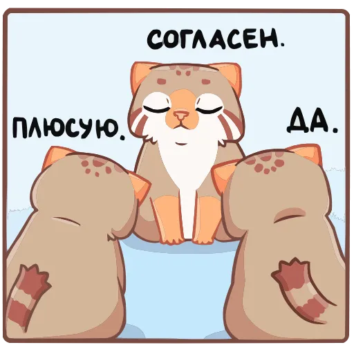 Стикер 6 Манул Ур