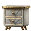 Стикер 49 🤍 Набор эмоджи с мраморнозолотым рандомчиком