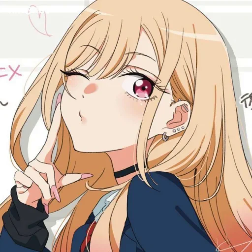 🍥 Стикер «Marin Kitagawa» для Telegram