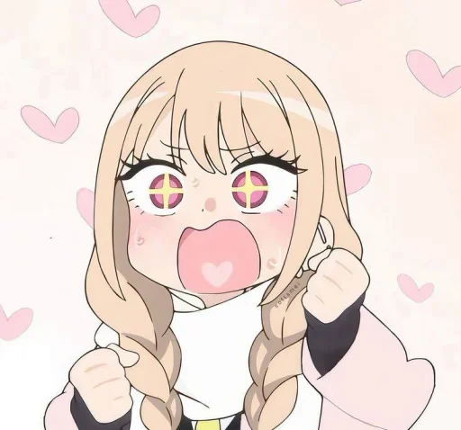 🍥 Стикер «Marin Kitagawa» для Telegram