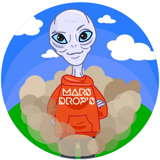 Стикерпак Mars Drops для Telegram