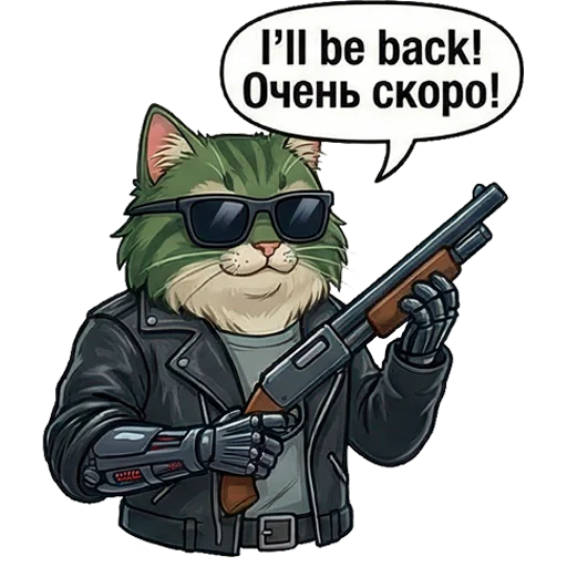 😎 Стикер «Marsik The Cat» для Telegram